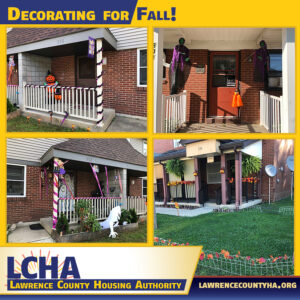 Tenant decorations for Fall. 
